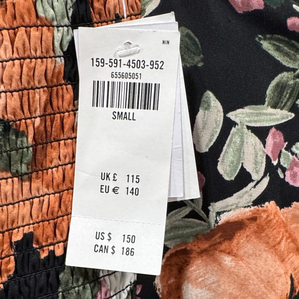 Abercrombie & Fitch black floral tiered maxi - Picture 10 of 16